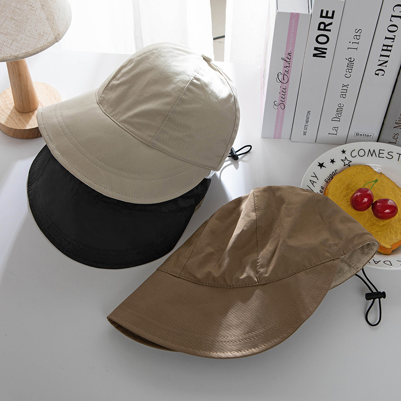 Zhao Lusi same style quick-drying UV protection face cover Hat sun hat female sun protection spring and summer versatile thin fisherman hat