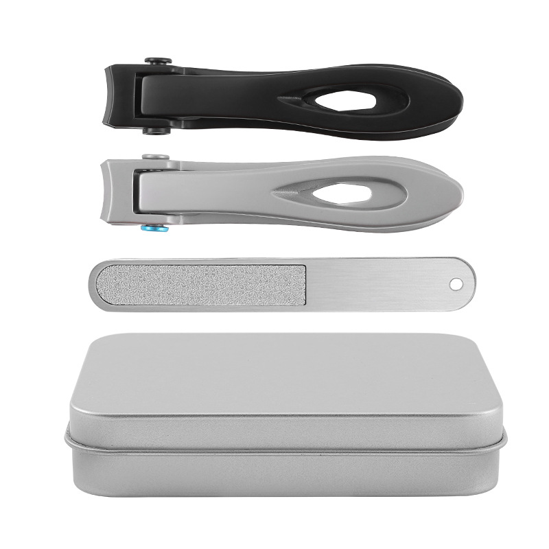 Spot German Stainless Steel Large Mouth Nail Clipper Large Opening Nail Clipper Household Nail Clipper Set Printable LOGO