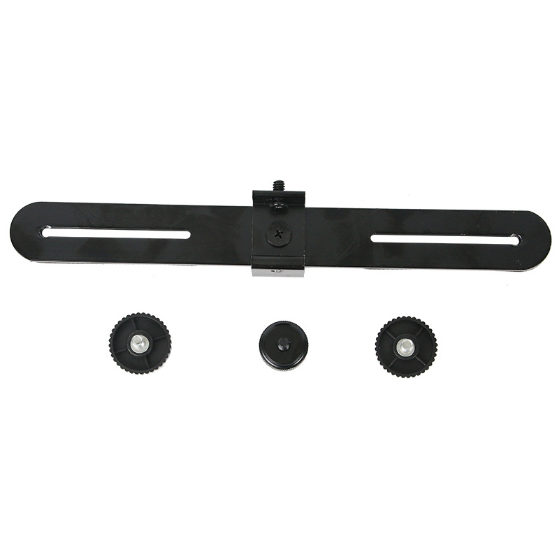 Live broadcast bracket accessories metal crossbar three-position mobile phone clip multi-platform live broadcast accessories multi-position mobile phone clip