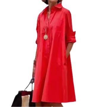 3d printed shirt Amazon Europe and the United States cross-border new fashion temperament wave dot 3d printed shirt collar long sleeve long