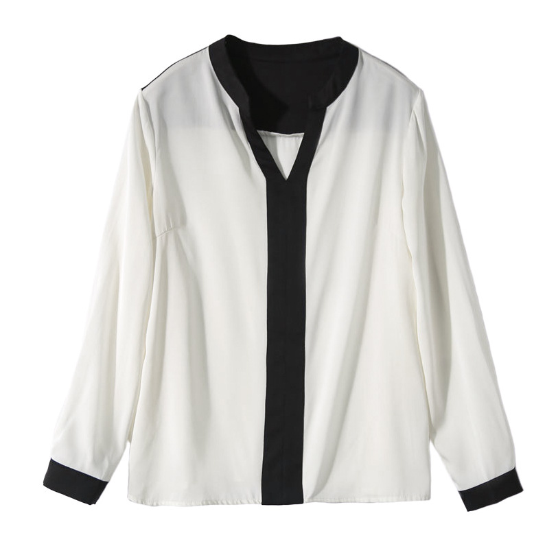 Bring Your Own Color Value and Comfort Refreshing and Comfortable Pearl-like Shine-like Shine-like Silk-like Shirt Women's Autumn European Goods