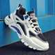 Low-top sneaker men's 2025 spring and summer new student father shoes fly woven breathable fashion Korean running shoes wholesale
