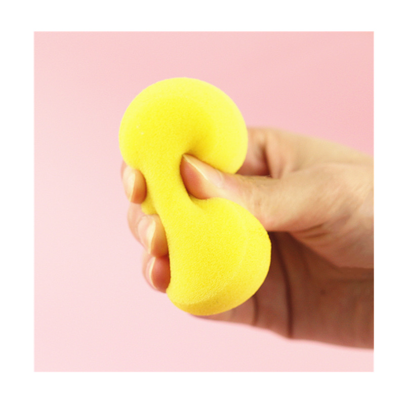 Waxing sponge high density cleaning sponge block car beauty supplies round car cleaning sponge manufacturers wholesale