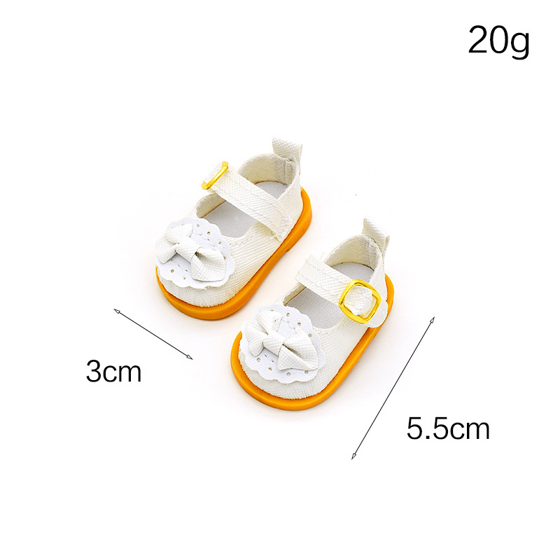 20cm Cotton Doll Shoes Star Doll Leather Shoes Doll Dress Accessories Non-Attribute Butterfly Princess Shoes