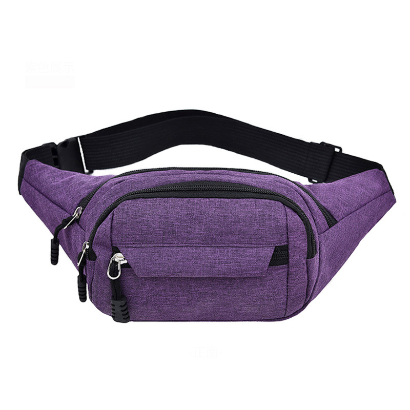 New Men's and Women's Outdoor Sports Mobile Phone Bag Multi-functional Casual Shoulder Crossbody Bag Stall Collection Multi-layer Waist Bag Batch