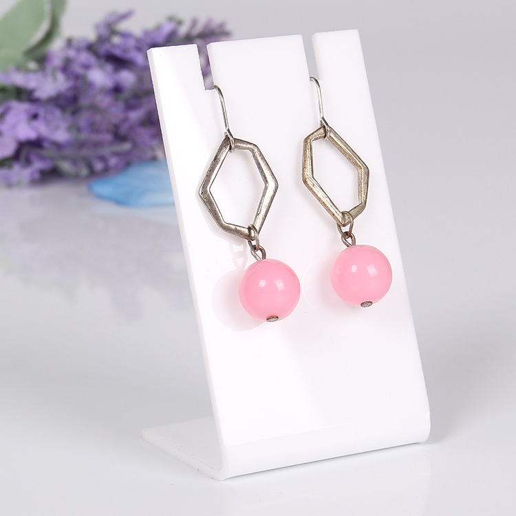 Acrylic display stand earrings display Jewelry earrings bracelet anklet display stand L-shaped display stand counter display stand