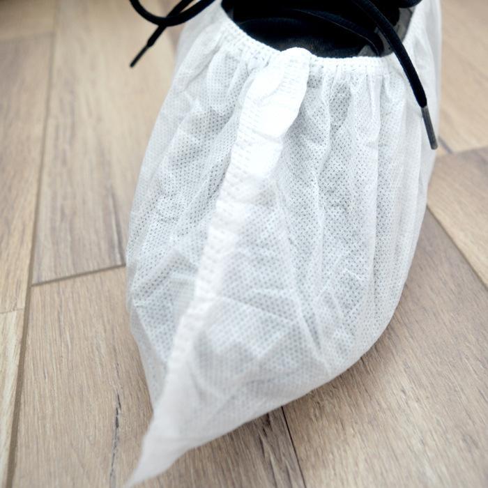 Disposable Thickened Shoe Cover Household Non-woven Indoor Non-slip Men's and Women's Extra Large Size Dust-proof Wear-resistant Shoe Cover Foot Cover