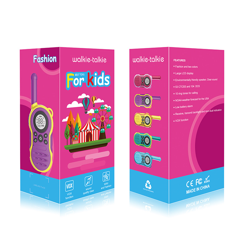 Amazon Toys wireless walkie-talkie 3KM handheld T588 parent-child child interaction T388 FCC CPC certification