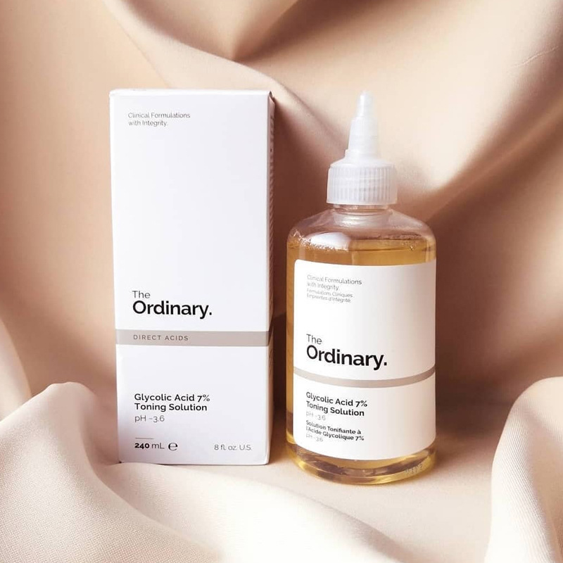 TheOrdinary tartaric acid toner 7% glycolic acid glycolic acid lotion exfoliating 240ml