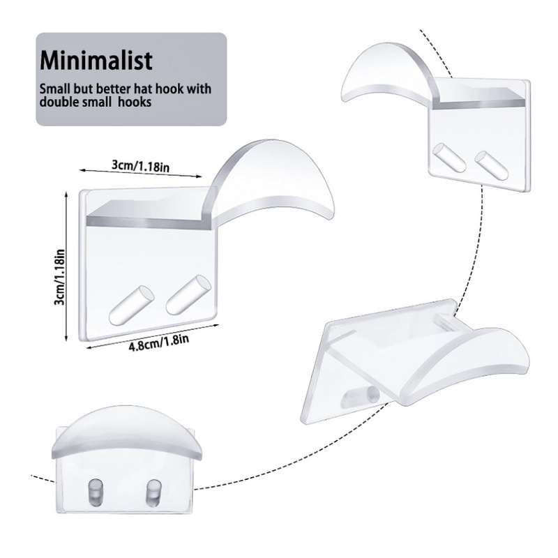 热销帽架收纳整理器 Hat Books无痕免打孔棒球帽挂钩家用粘胶帽架