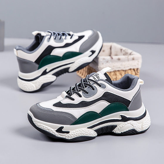 Internet-famous Torre Shoes Women's Spring and Summer 2025 Lightweight Thick-soled sneaker Trendy All-match Height-increasing Student Shoes Casual Shoes for Women