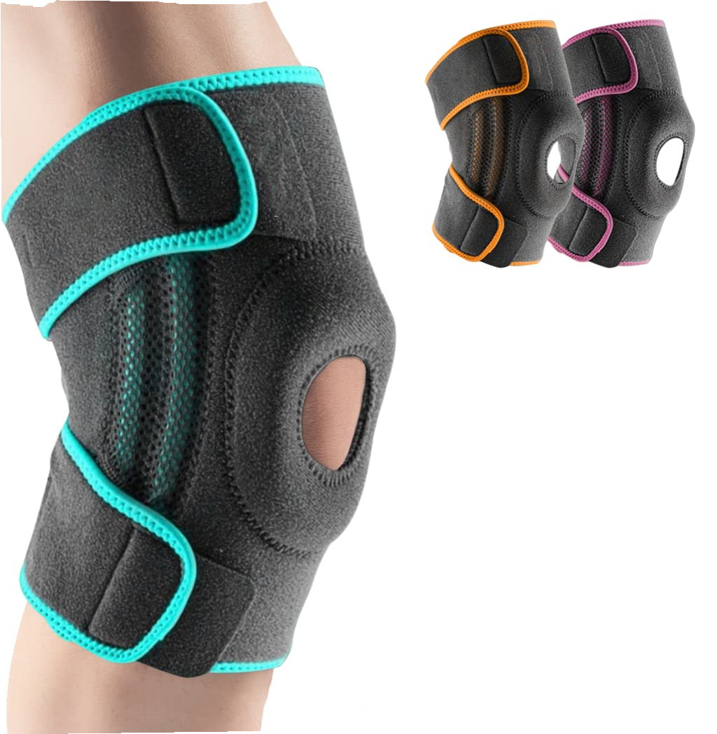 Sports silicone kneecap belt pressure protection kneecap running mountaineering breathable basketball kneecap fitness in stock factory wholesale