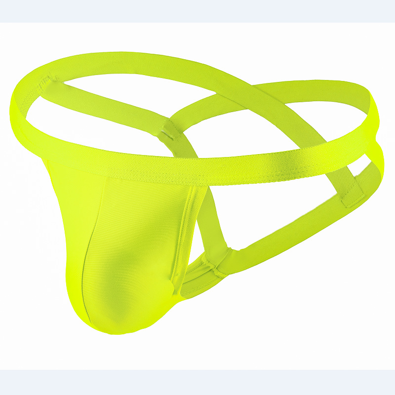 New Men's hollow-out double-Ding underwear, comfortable, breathable, trendy, sexy, personalized, sexy.