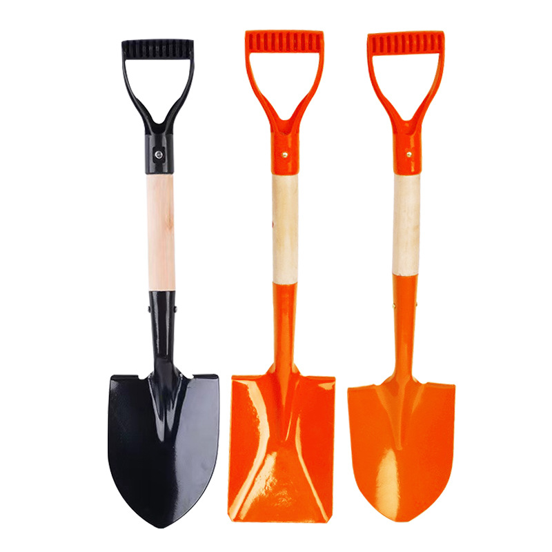 Factory wholesale gardening shovel outdoor tools vegetable planting pine soil shovel worker shovel manganese steel quenching colorful Xiuxiu shovel