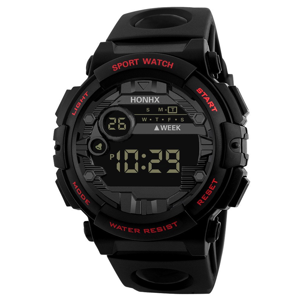 Factory direct approval of male and female students large dial cool fashion youth outdoor leisure sports luminous waterproof electronic watch
