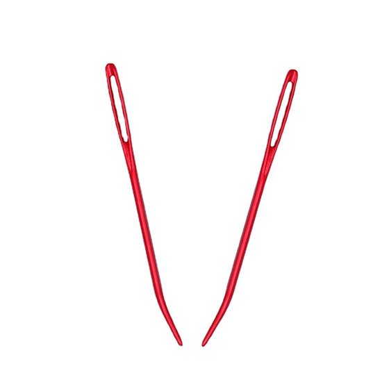 Elbow Aluminum Sweater Needle Wool Threader Sweater Suture Needle Big Eye Curved Needle Elbow Aluminum Sweater Needle
