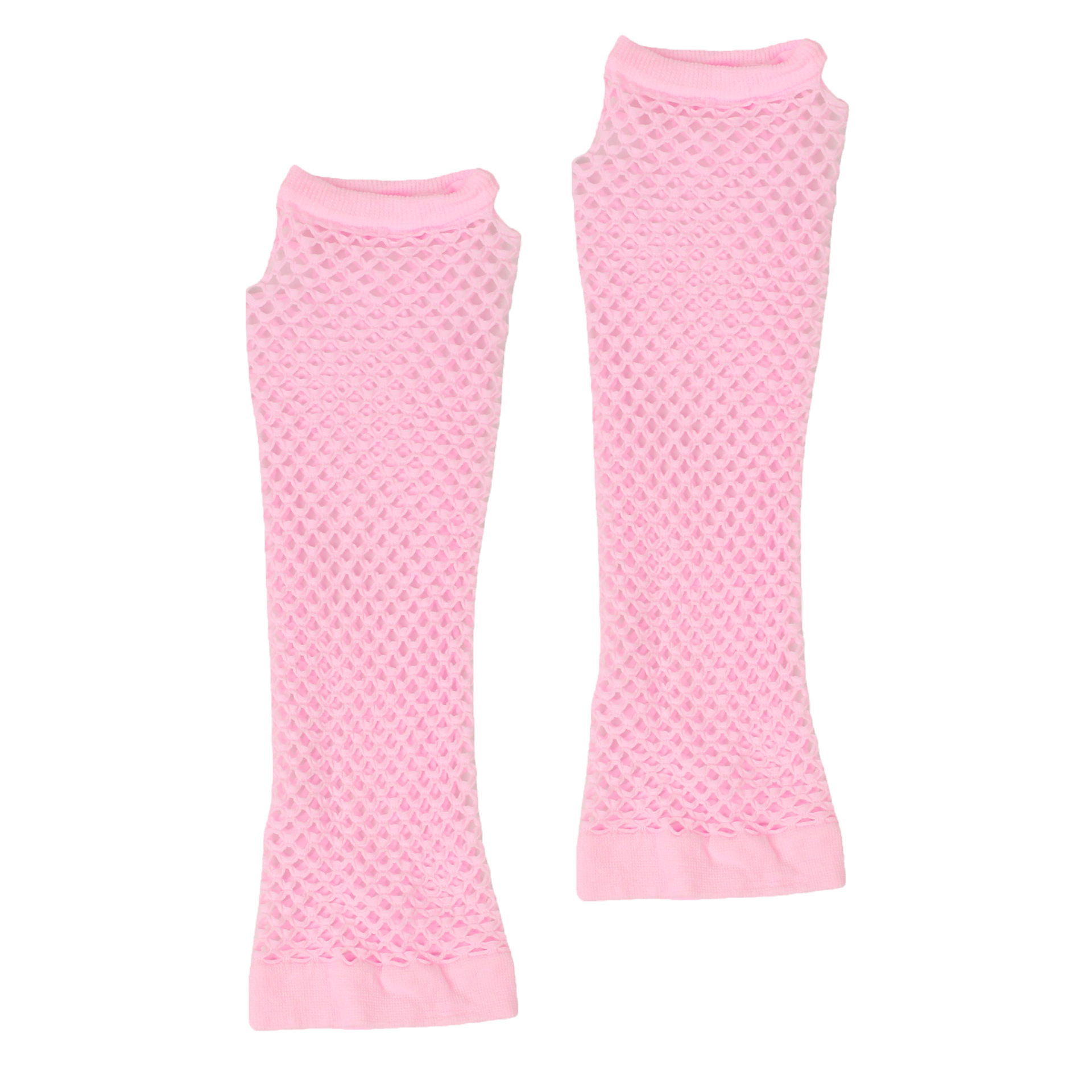 Gants élastiques en filet de pêche épais européens et américains, gants longs sexy punk, gants d'étiquette de fête en boîte de nuit à demi-doigts, gants transfrontaliers_voghion.com