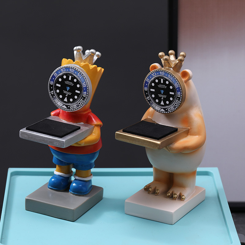 Creative Green Water Ghost Watch Stand Watch Bracket Astronaut Display Stand Bracket Ornaments Watch Storage Rack
