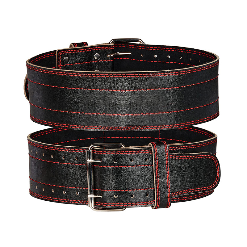 Cross-border Fitness Bodybuilding Weightlifting Cowhide Belt Adult Squat Hard Pull Sports Belt Squat Hard Pull Belt Protection