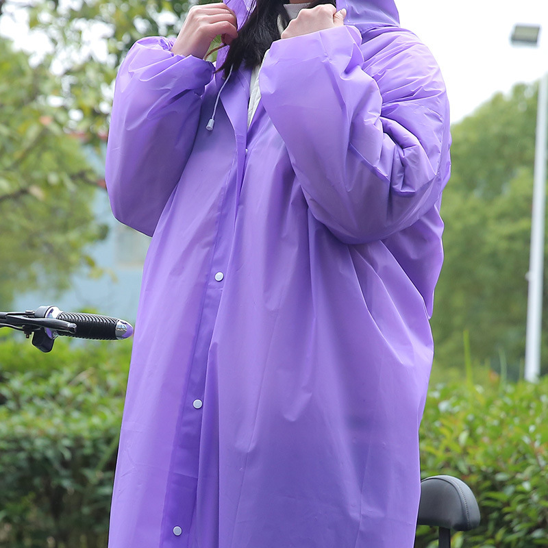 Non-Disposable Raincoat Long Siamese Adult Children Thickened Men's and Women's Rainproof Adult Plus Fertilizer Extra Large Portable Poncho