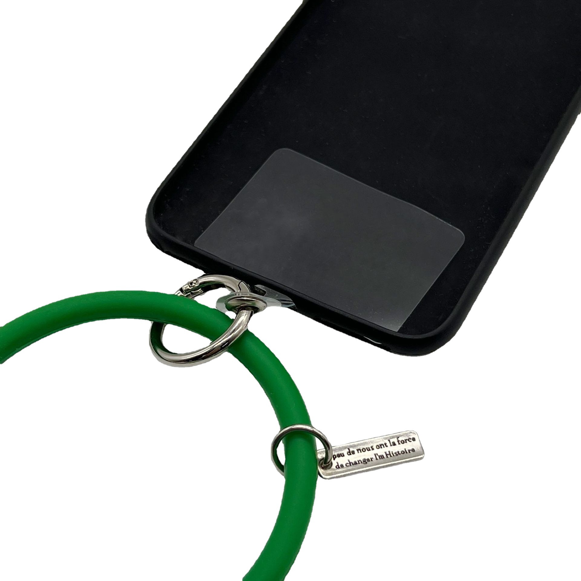 Shake the same round silicone mobile phone anti-drop ring mobile phone anti-drop pendant portable silicone bracelet key chain