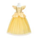 European and American Belle Princess Dress Mesh Puff Dress Sequin Bow Party Dress 2024