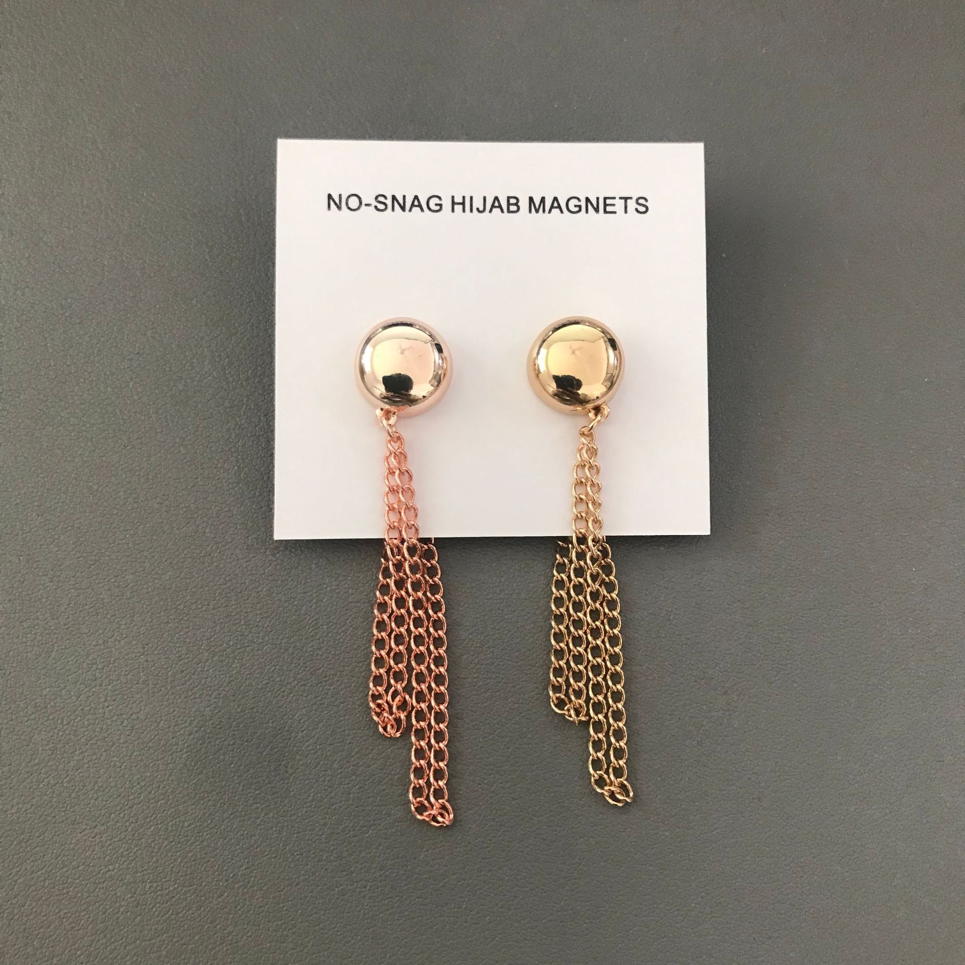 New fashion round magnet chain decorative buckle magnet buckle scarf buckle wholesale a generation of hair