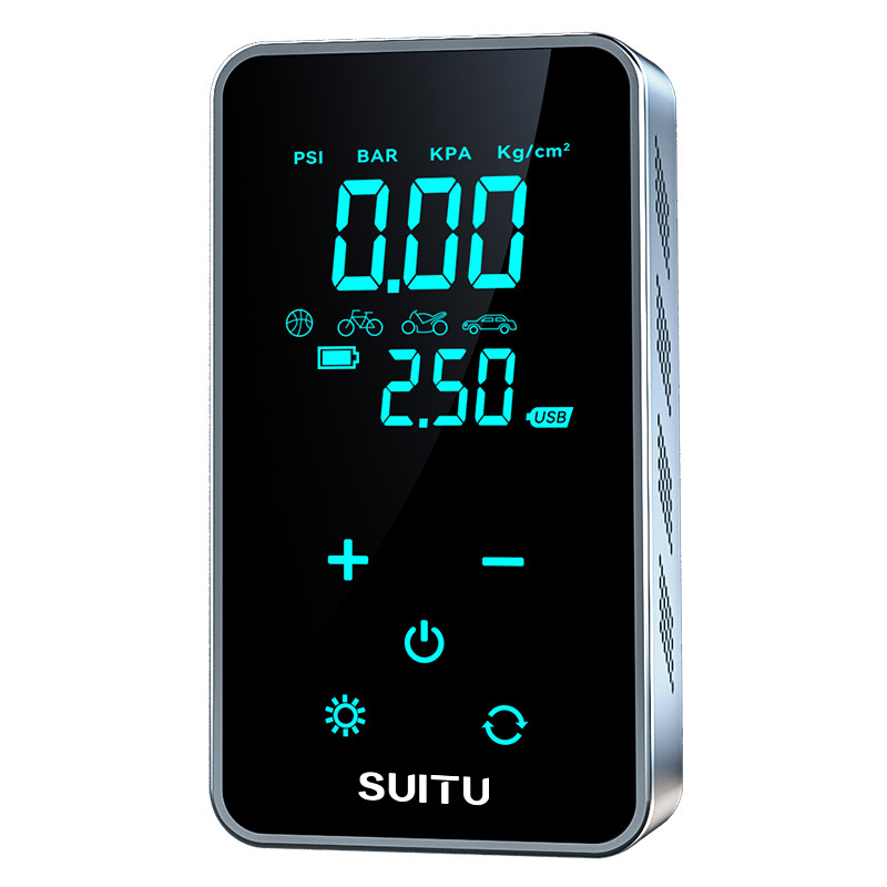 Car Inflator Car Portable Large Screen Wireless Digital Display Inflator Multifunctional Intelligent Tire Inflator