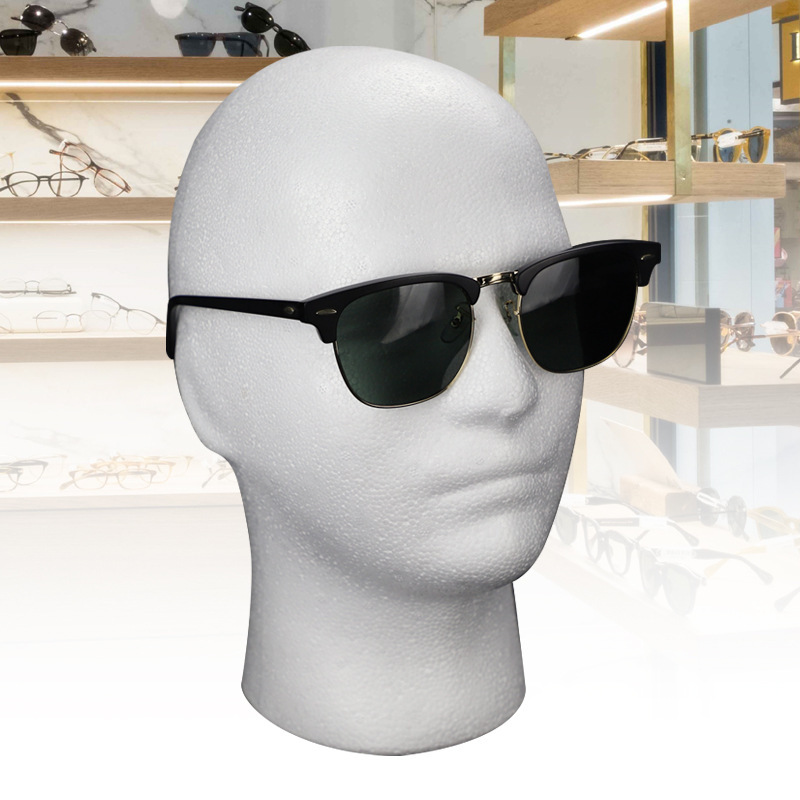 メーカー現物泡頭モデル帽子かつらスタンド撮影道具頭飾り展示道具泡男モデルヘッド|undefined