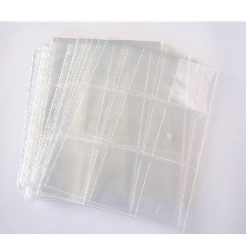 Jiugongge PP loose-leaf transparent card book inner page game card star card four-cell collection book 11-hole A4 card page
