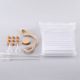 PS15 * 100 cork 40 40 40 round label 10m hemp rope 2 funnel 2 brush * transparent