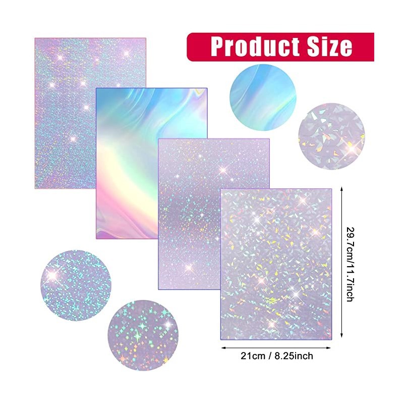 Cross-border special for a4 inkjet printing laser adhesive paper waterproof diy adhesive sticker paper quick-drying wholesale