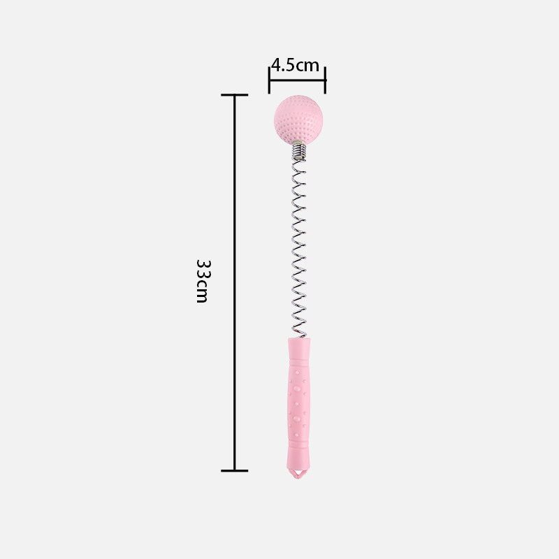 Golf silicone spring massage hammer meridian hammer back leg shoulder cervical spine hammer massage stick