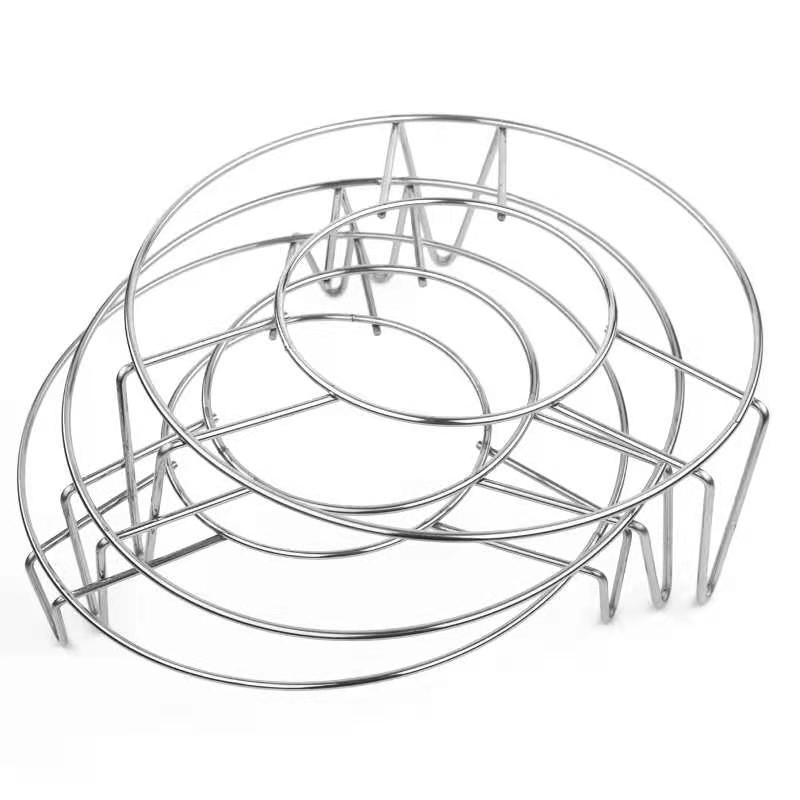 Stainless steel triangle steamed bun rack water-proof steaming rack household kitchen multi-function pot steamer mini