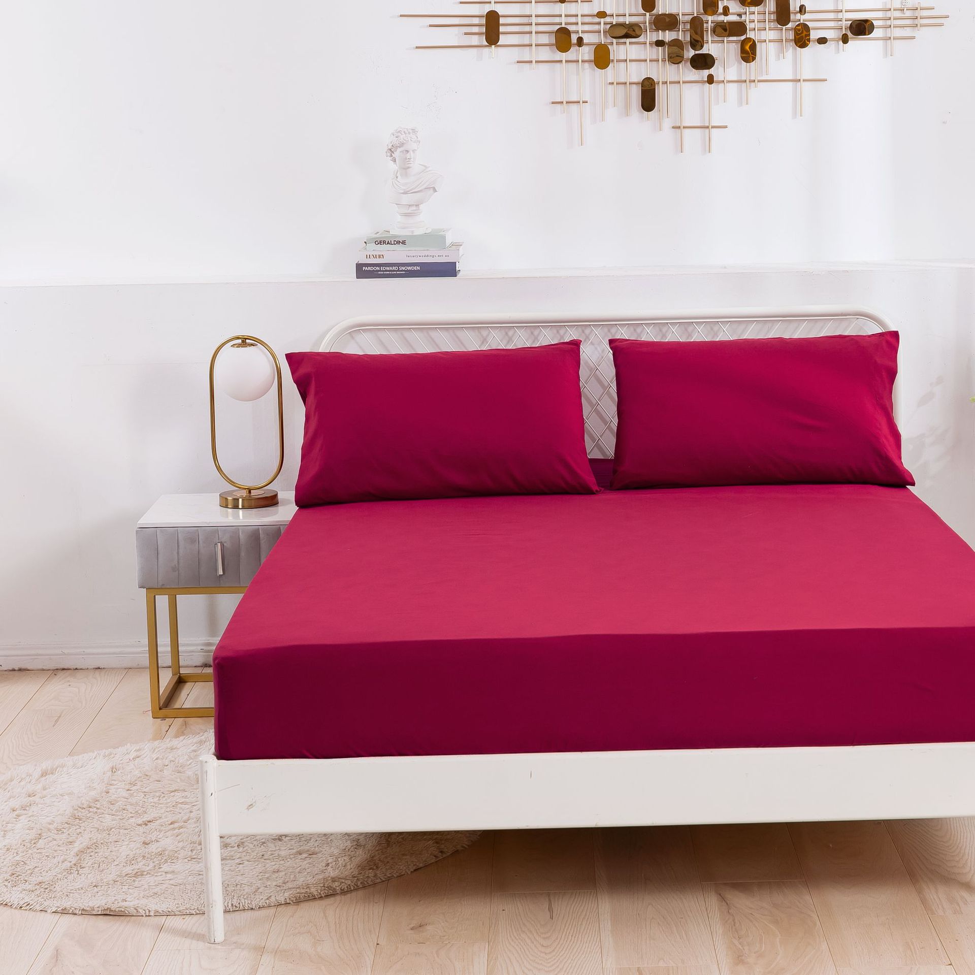 Vio Cross-border Home Textile Piece Pillowcase Bed Hat Deep Pocket Mattress Cover Amazon Shrimp Independent bedsheet