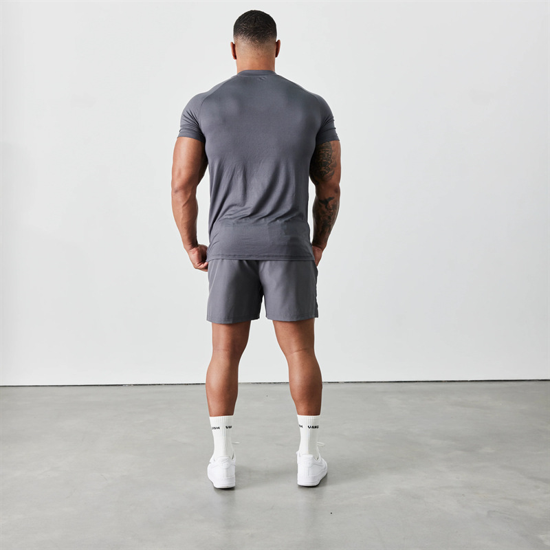VANQUISH Summer New Men's Shorts Gym Running Sports Fitness Quick-drying Breathable Stretch Quad Pants