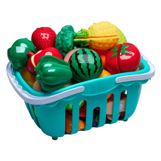 Che Che Le Play Home Toy Simulation Fruit Kitchenware Vegetables Boys Girls Pizza Cake Birthday Gift Cross Border