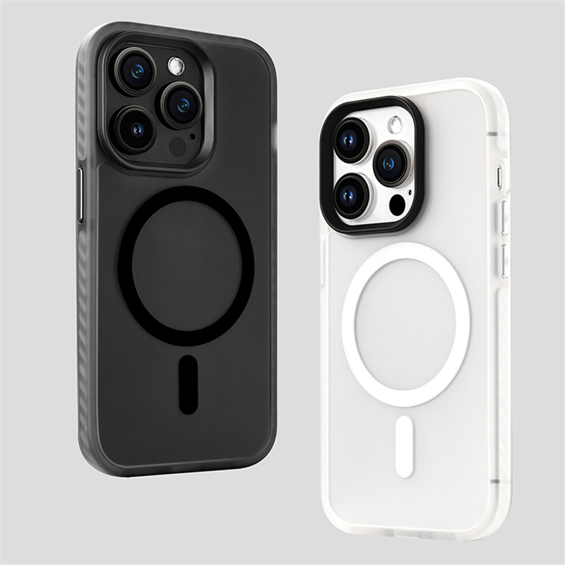 Apple iphone14 Pro Max mobile phone case magsafe magnetic suction shell 13Pro Skin Skin sense protective cover 14