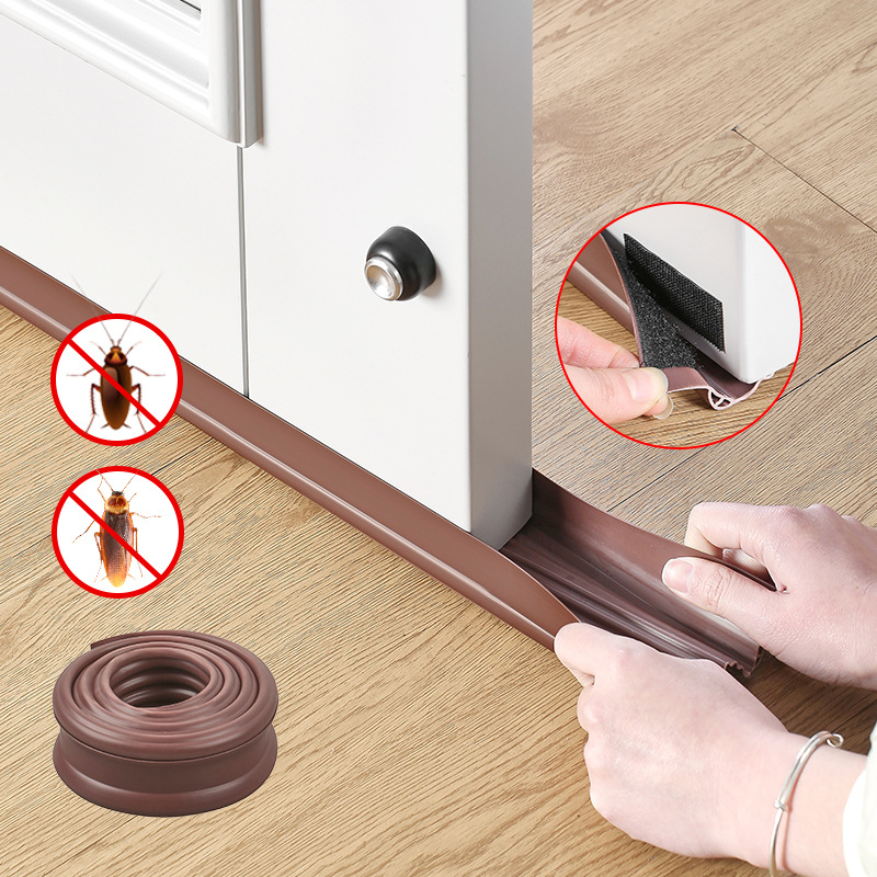 Door Slit Sealing Strip Door Bottom Wind-proof Insect-proof Entry Door Wind-proof Artifact Bedroom Room Door Gap Sound Insulation Strip