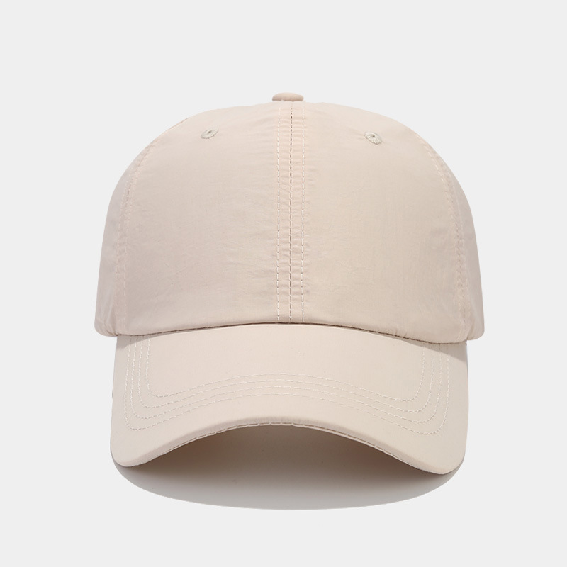 Korean Style New Style Breathable Waterproof Quick-drying Baseball Cap Men's and Women's Japanese Style Simple Fresh Style Cap Travel Sun Hat