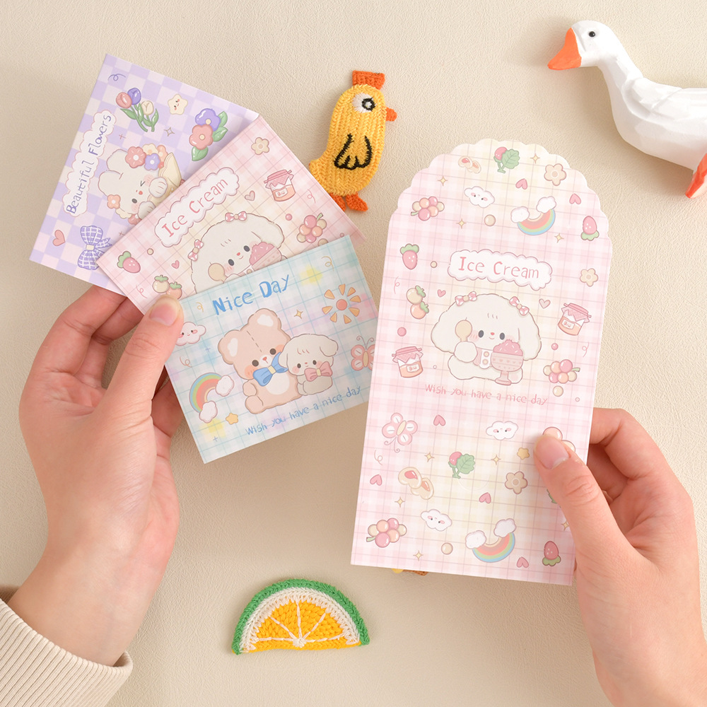 Amazon cartoon cute ins Christmas greeting card 30% DIY Tanabata message birthday greeting postcard wholesale