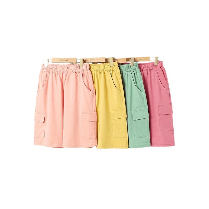 Summer children's pants Korean version of the new children's sports shorts big children's quick-drying breathable overalls girls pants wholesale