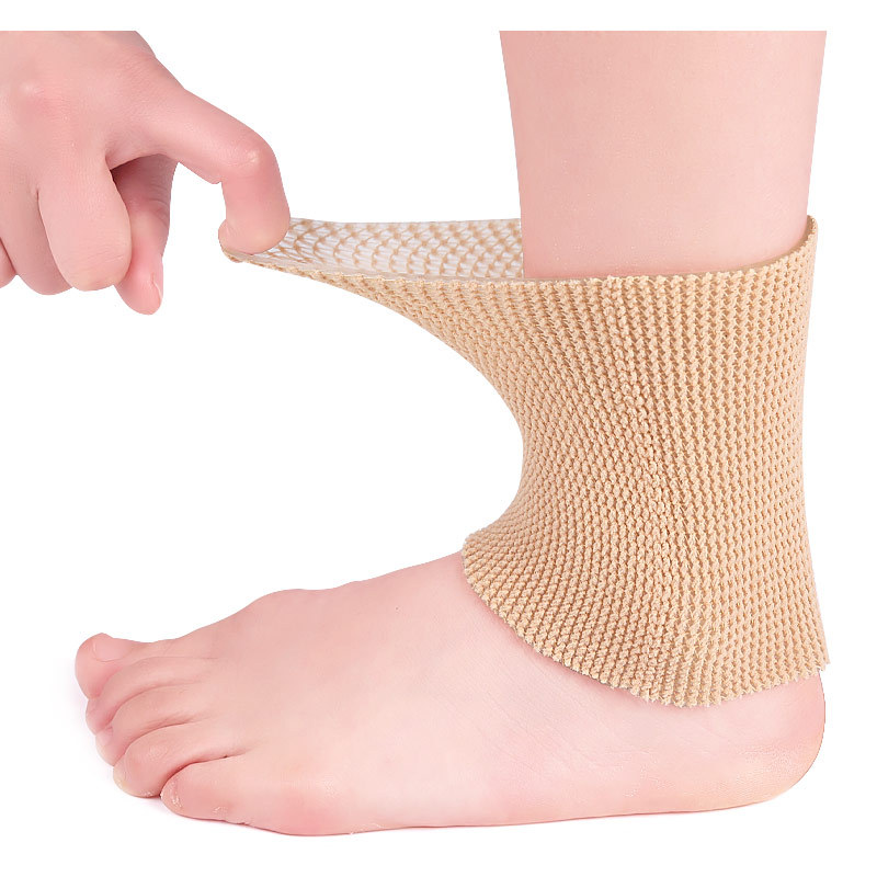Boji sebs anti-wear ankle protection Sports flower slip foot protection cover soft cutting ankle protection cover wholesale