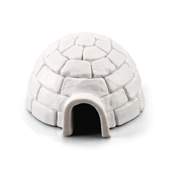 Cross-border Simulation Polar Architecture Ice House Model Mini Snow House Christmas Tree Sand Table Landscape Shelter Static Ornaments