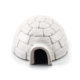 Cross-border Simulation Polar Architecture Ice House Model Mini Snow House Christmas Tree Sand Table Landscape Shelter Static Ornaments