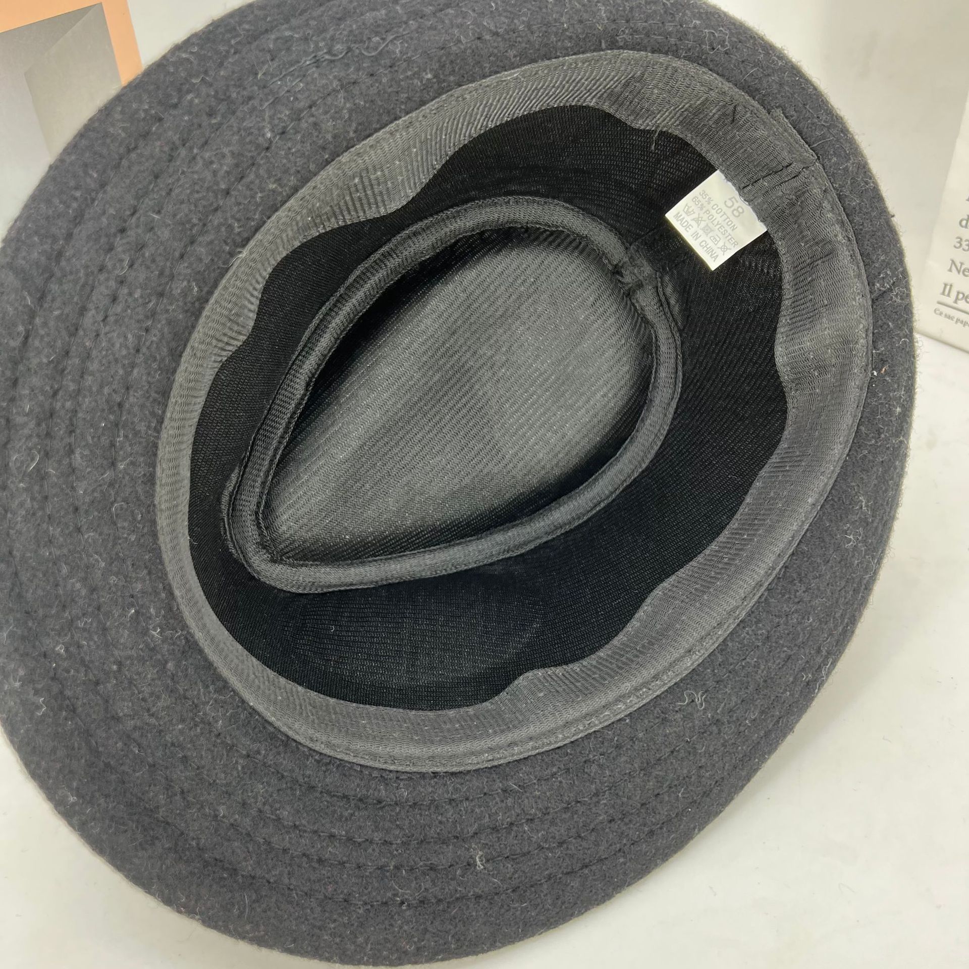 Factory wholesale top hat autumn and winter woolen dad hat grandpa hat middle-aged and elderly men's hat drama performance hat