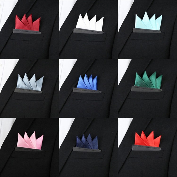 Men's Formal Wear Business Suit Pocket Towel Suit Wedding British Korean Style In-line Square Handkerchief Non-folding Breast Towel