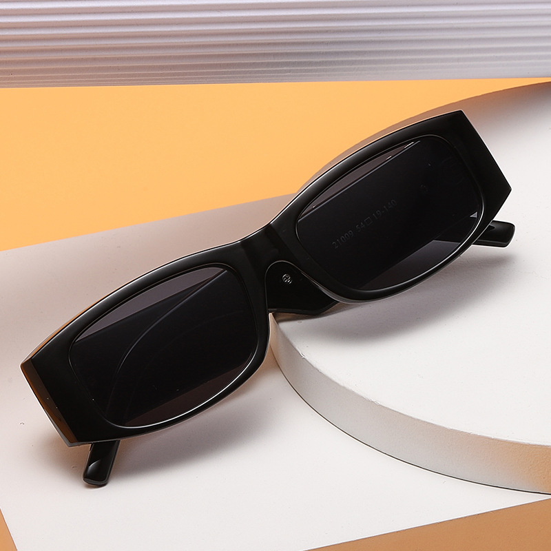 European and American personality small frame sunglasses women's high-level cross-border wholesale fashion wide-leg sunglasses men's anti-ultraviolet