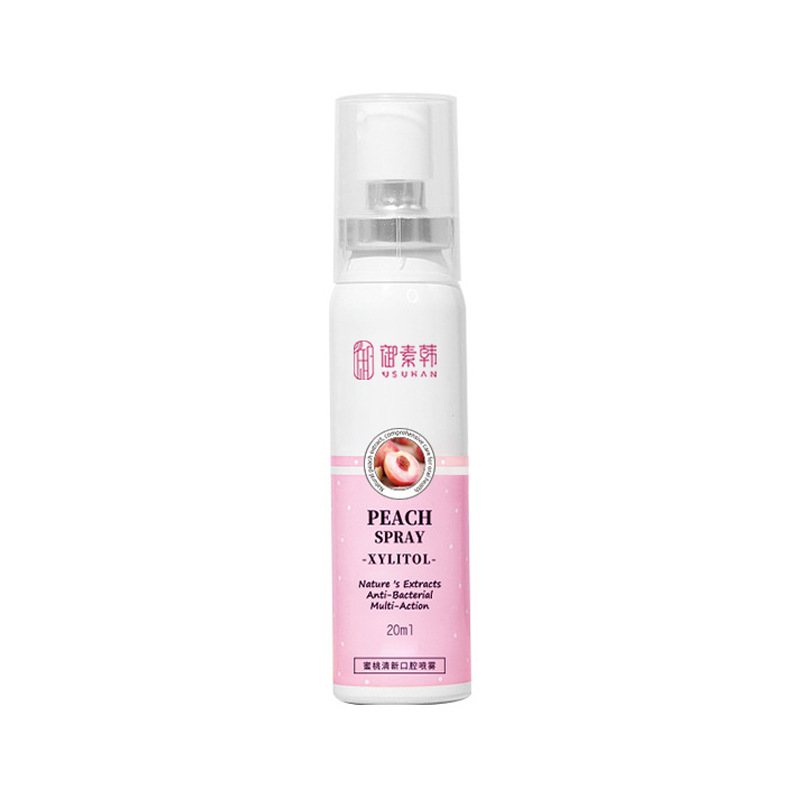 Oral spray fruit flavor mouth spray freshener 20ml portable female persistent halitosis breath spray mouth spray