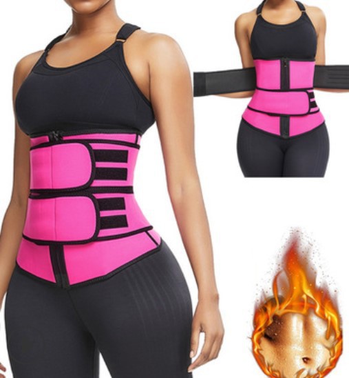 Sweaty Belly Belt Sports Belt Fitness Waist Protection Sweaty Squat Belt Fat Burning Abdominal Tinker Waist Sweating Female Artifact